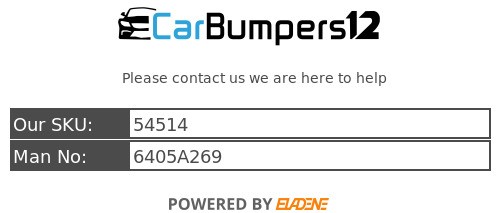 MITSUBISHI OUTLANDER 2019-21 FRONT LOWER BUMPER 6405A269 - Image 11