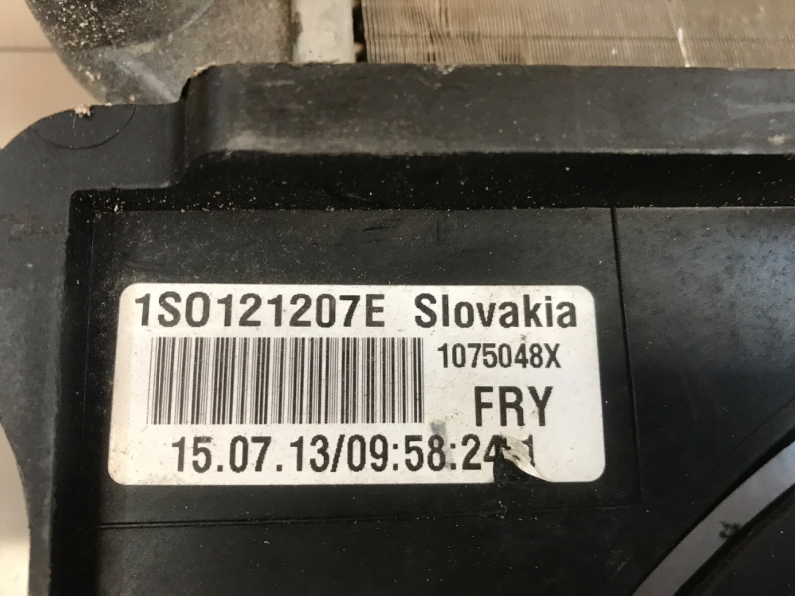 +Vw UP! Seat Mii Skoda Citigo 1.0 12v 2011-2017 GENUINE ac cooling fan radiator - Image 6