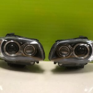 Bmw 1 series e87 2007-genuine pair dynamic xenon headlights 7181296-06/295-06