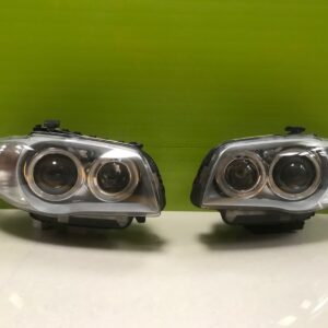 Bmw 1 series e87 2007-genuine pair bi- xenon headlights 7180834/834-02