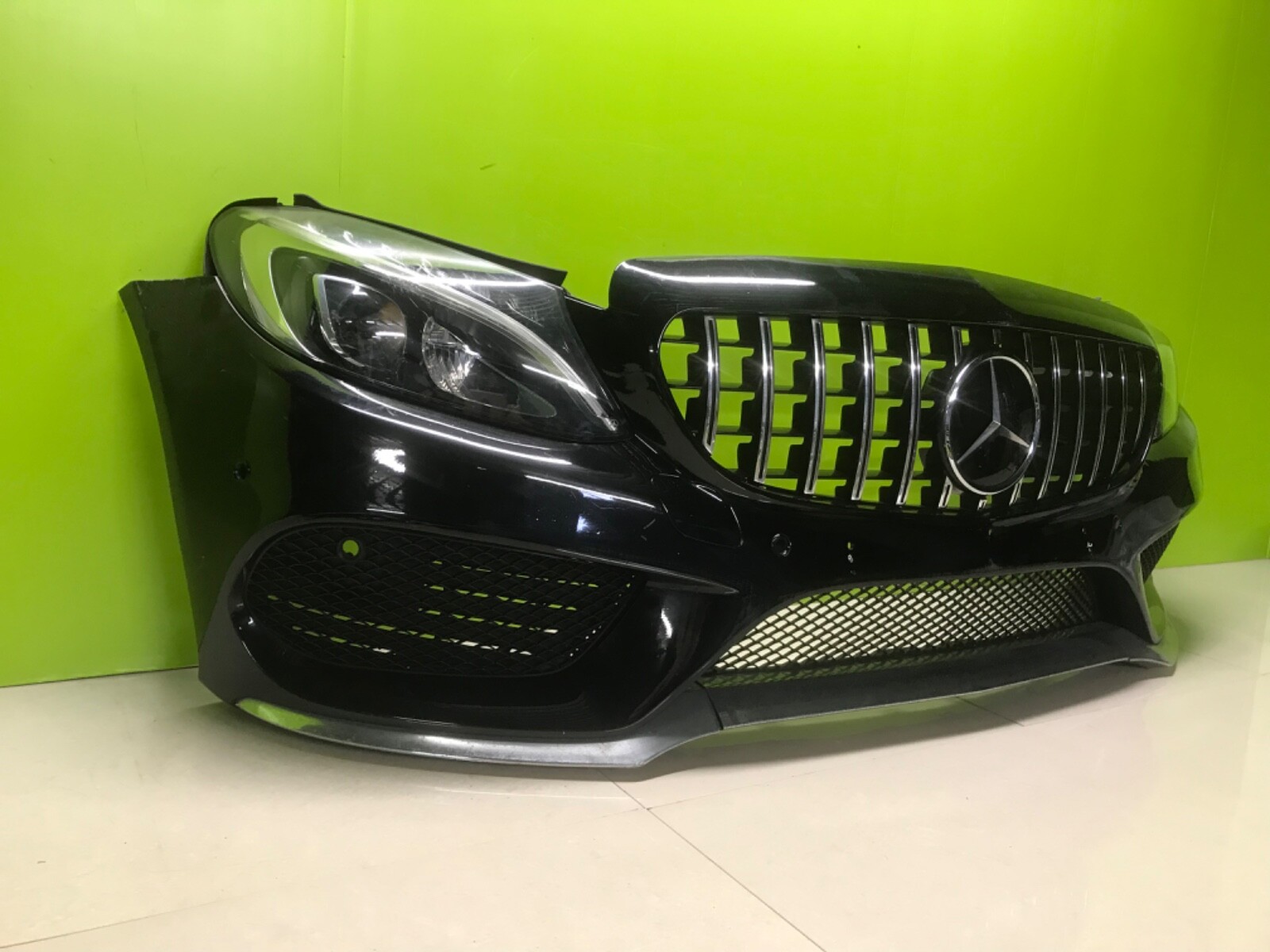 Mercedes c class amg w205 2015-18 Genuine front bumper headlights led pair - Image 2