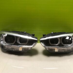 Bmw 1 series f20 m sport lci 2015-genuine pair led headlights 7453522-02/521-