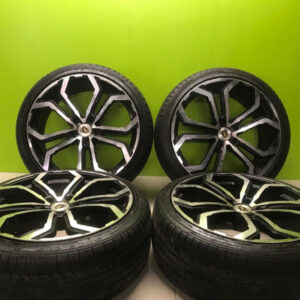 Range Rover 2009-  set Alloys Wheels Barugzai with tyres  285/35/r22