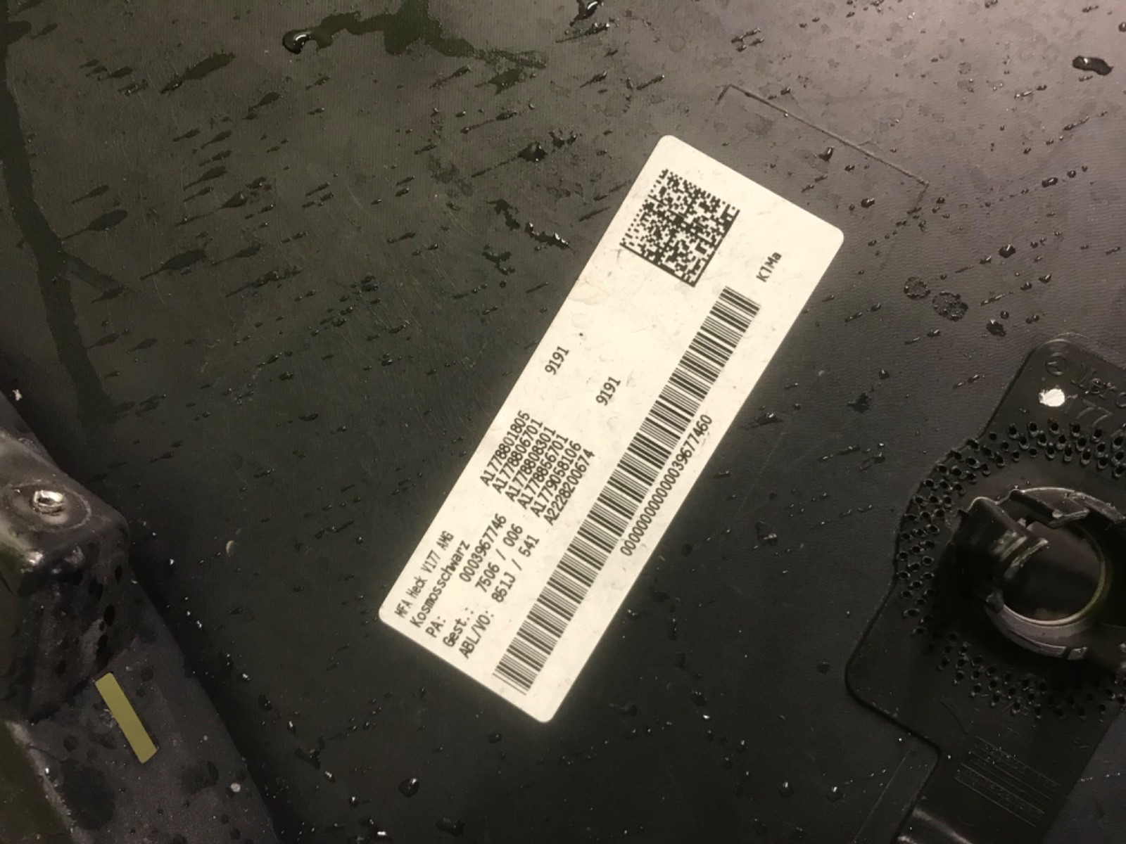 Mercedes a class w177 amg 2019- genuine rear bumper - Image 6